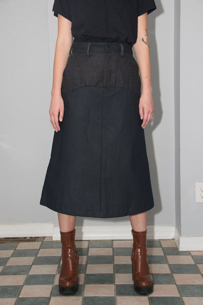 Matte Skirt Noir Made-to-measure