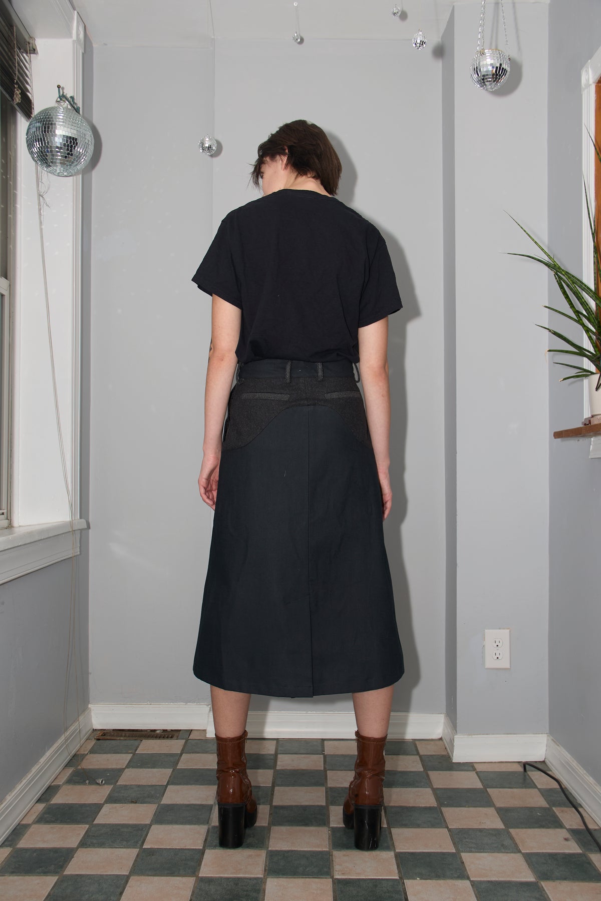 Matte Skirt Noir Made-to-measure