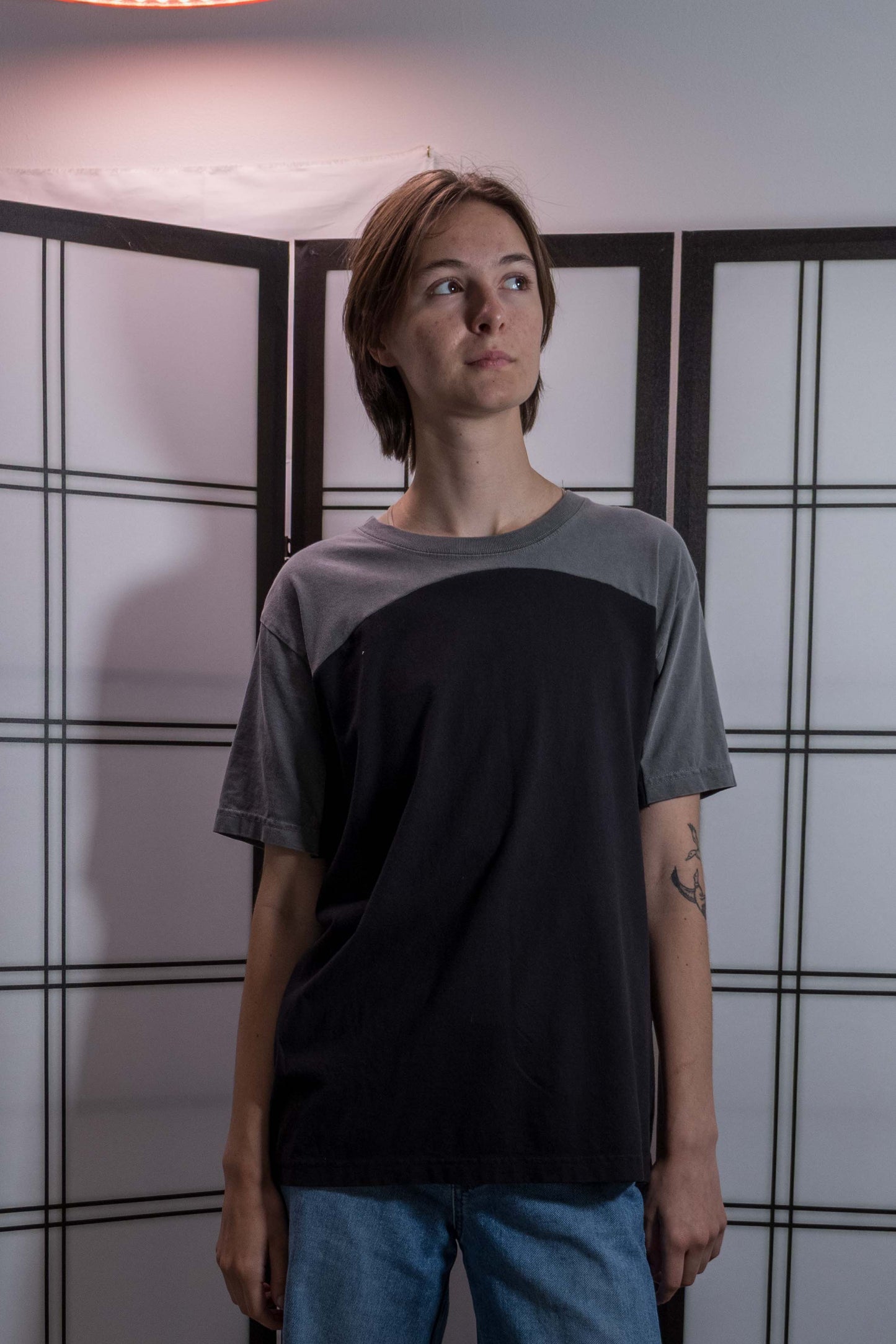 Panel Tee Graphite and Noir - Jared Jansen Pre-Fall
