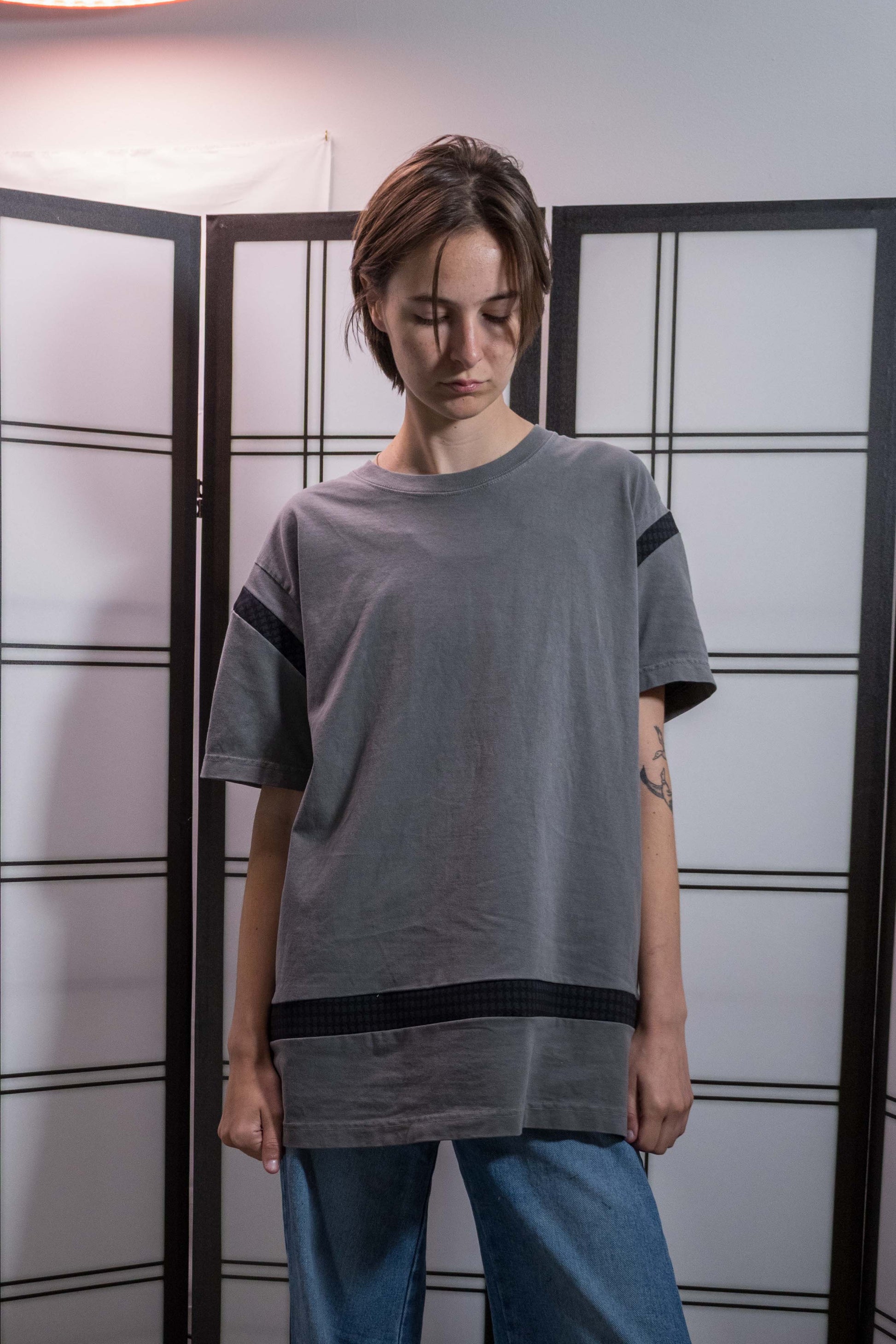 Tee Graphite - Jared Jansen Pre-Fall oversized tee